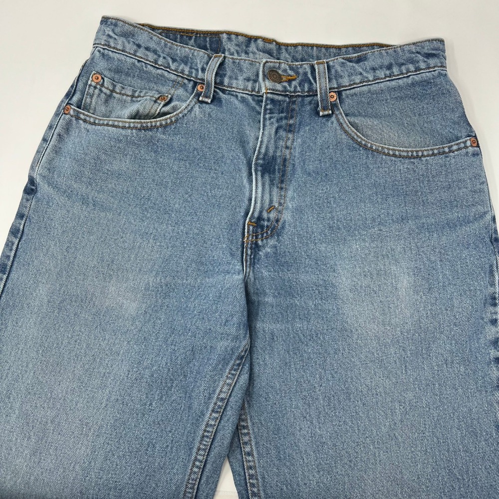 Vintage 1998 Levis 550 Relaxed Fit Light Wash Jeans Mens 32x34